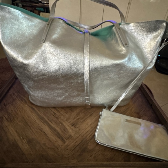 Tiffany & Co. Aqua and Silver Tote Bag Set - Picture 6 of 16